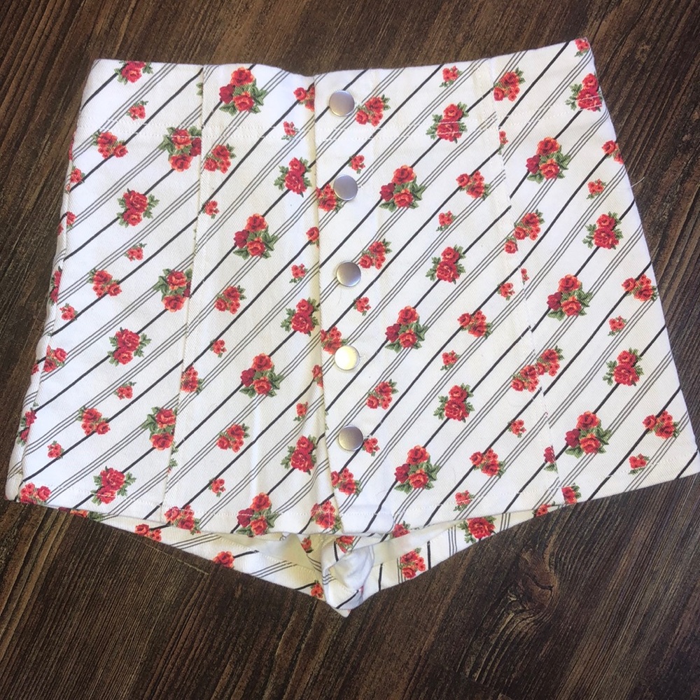Floral skort